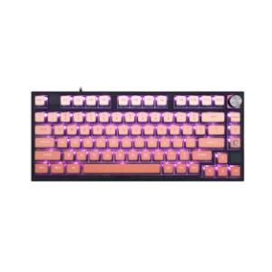 Blush Red 80 Keys Tri-Mode Keyboard with Knob