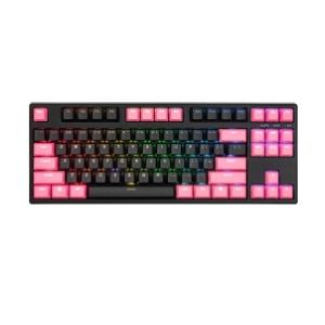 Pink&Black OEM 87 RGB Dual Modes Mechanical Gaming Keyboard Pink&Black OEM 87 RGB Dual Modes Mechanical Gaming Keyboard