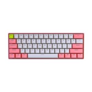 Pink White 61-Key PBT OEM Keycaps