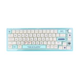 Plastic 66 RGB Tri-Mode Mechanical Gaming Keyboard with Knob Plastic 66 RGB Tri-Mode Mechanical Gaming Keyboard with Knob