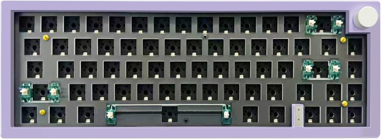 Purple+Knob GMK67-65% Keyboard Kit