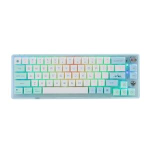 Snow Mountain 66 RGB Tri-Mode Mechanical Gaming Keyboard with Knob Snow Mountain 66 RGB Tri-Mode Mechanical Gaming Keyboard with Knob